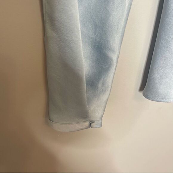 Jonathan Simkhai The Diane Satin Off Shoulder Top in Light Sky. XS NWT - Picture 11 of 12